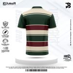 Fade-Resistant Sublimation Printed Zipper Polo Jersey - Image 2