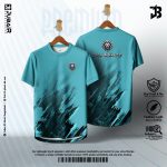 Round Neck Polyester Sports Jersey - Abstract Brush Design (5 Colors) - Jubair Bangladesh - Image 5