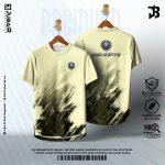 Round Neck Polyester Sports Jersey - Abstract Brush Design (5 Colors) - Jubair Bangladesh - Image 4