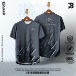 Round Neck Polyester Sports Jersey - Abstract Brush Design (5 Colors) - Jubair Bangladesh - Image 2