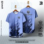 Round Neck Polyester Sports Jersey - Abstract Brush Design (5 Colors) - Jubair Bangladesh