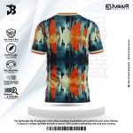 Half Sleeve Polyester Round Neck Premium Tshirt - Image 2